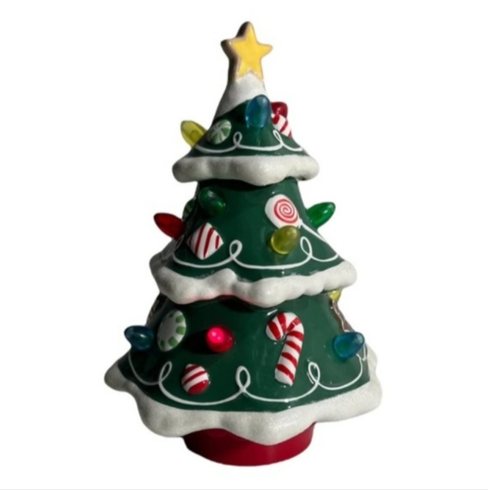 Rare Vintage Hallmark Lights and Sounds Gumdrop Lights Christmas Tree